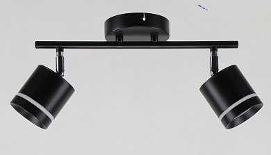 Спот 51678/2 черн/хром 2х10W 6000K LED